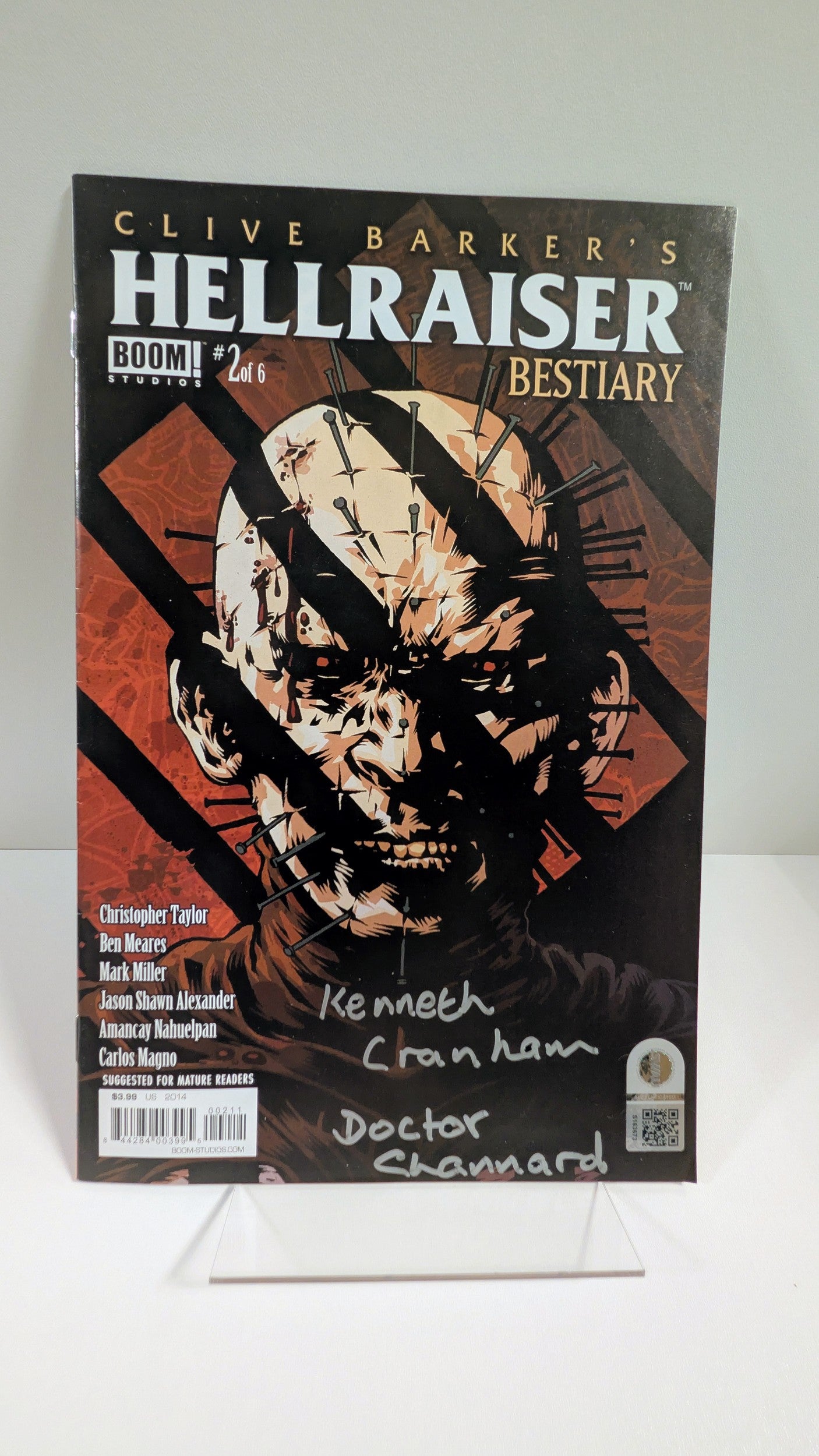 Hellraiser: Bestiary #2 | Signed by Kenneth Cranham (Dr. Channard) | SWAU