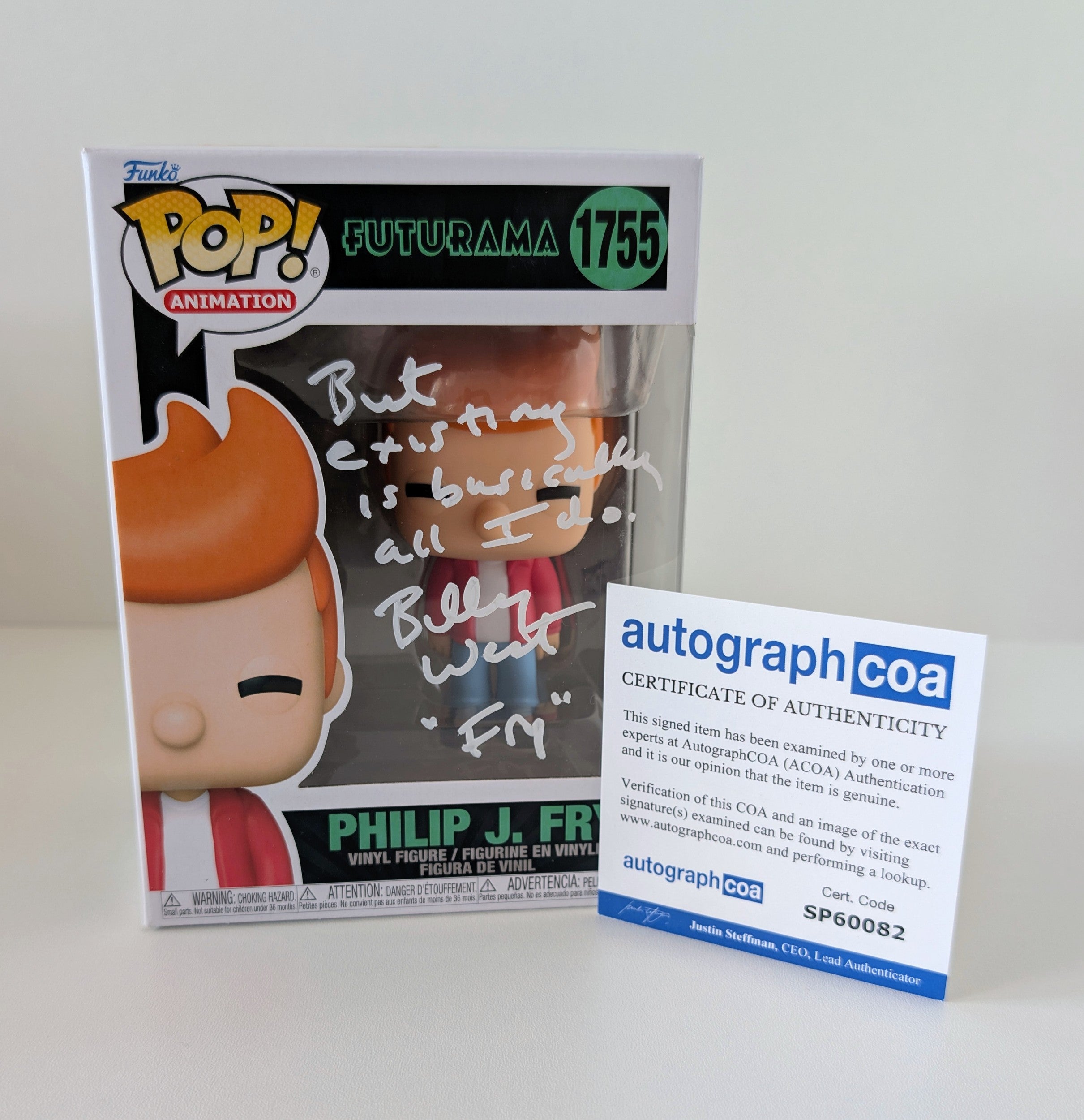 Philip J. Fry #1755 | Signiert von Billy West
