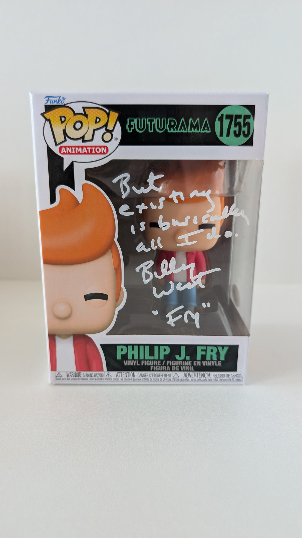 Philip J. Fry #1755 | Signed by Billy West