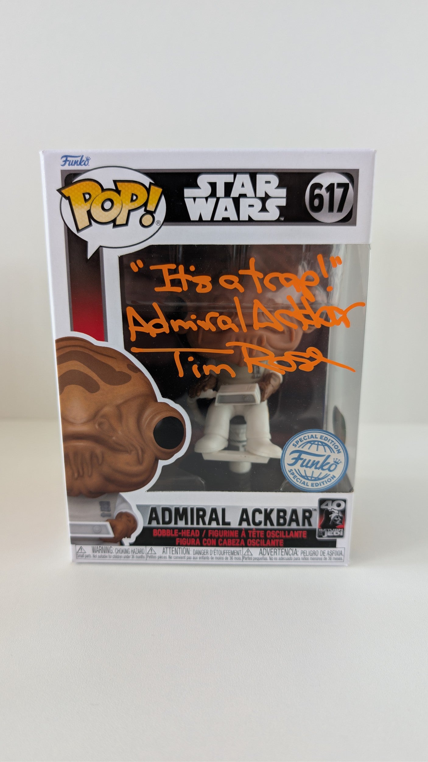 Admiral Ackbar #617 | Tim Rose signiert | Quote