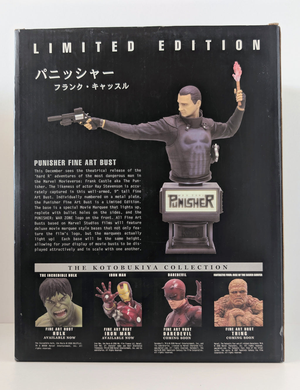 Punisher Fine Art Bust Limited Edition #0462/2250