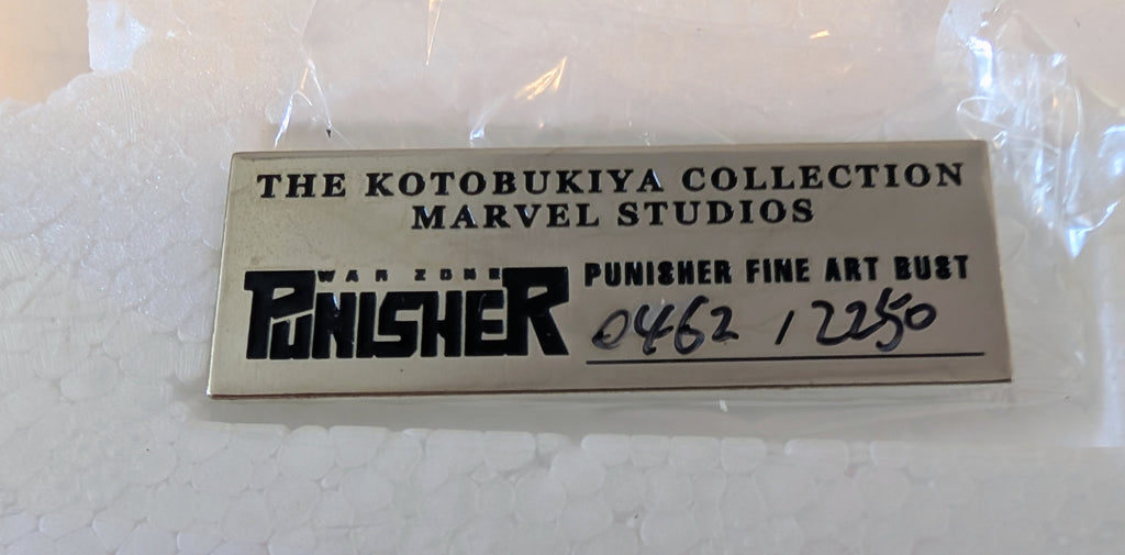 Punisher Fine Art Bust Limited Edition #0462/2250
