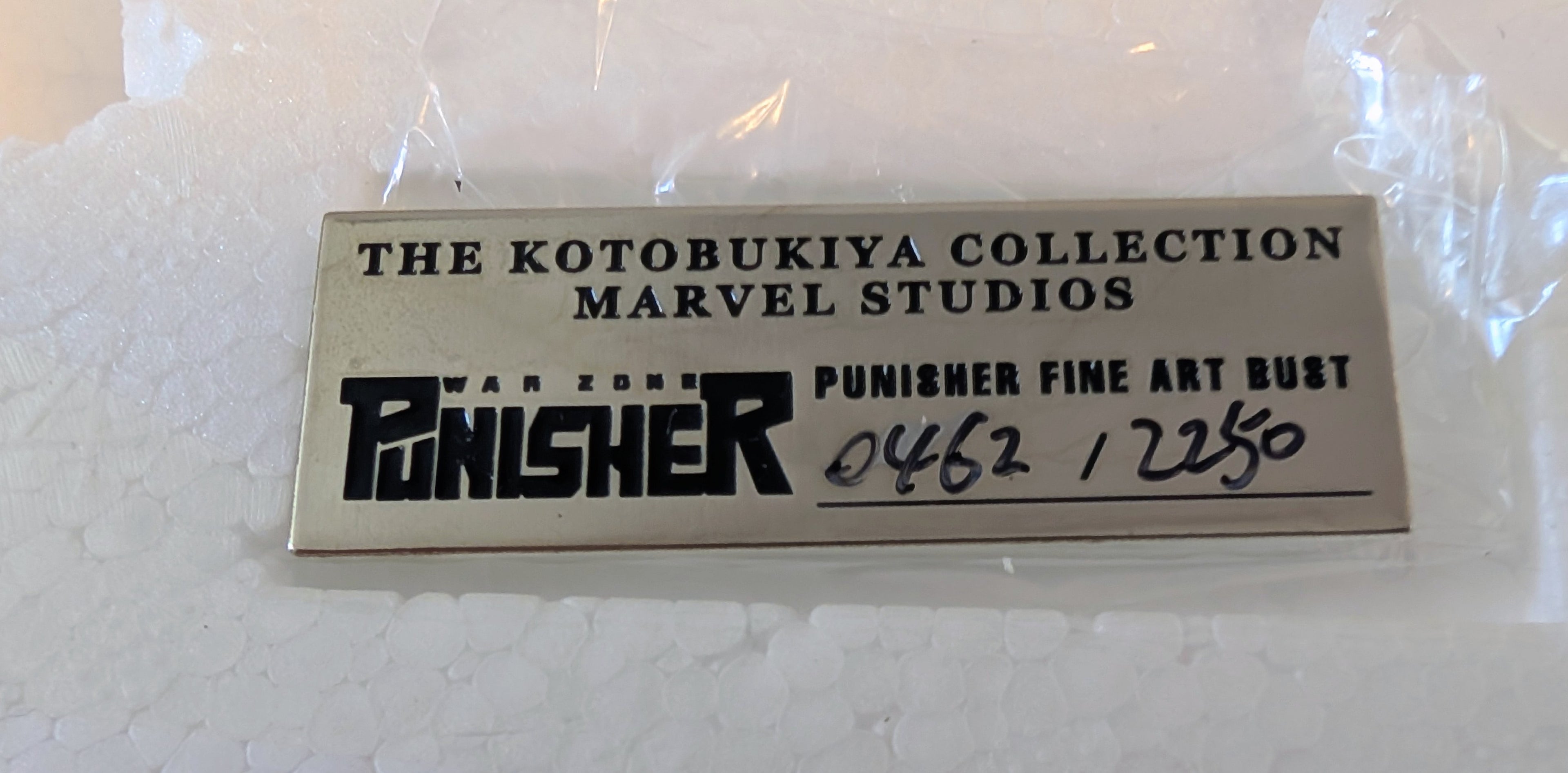 Punisher Fine Art Bust Limited Edition #0462/2250