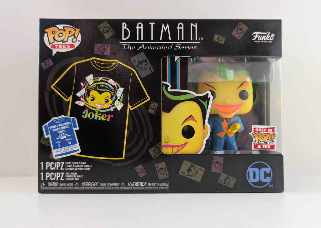Batman: The Animated Series Pop! & Tee – The Joker (Gr. L)
