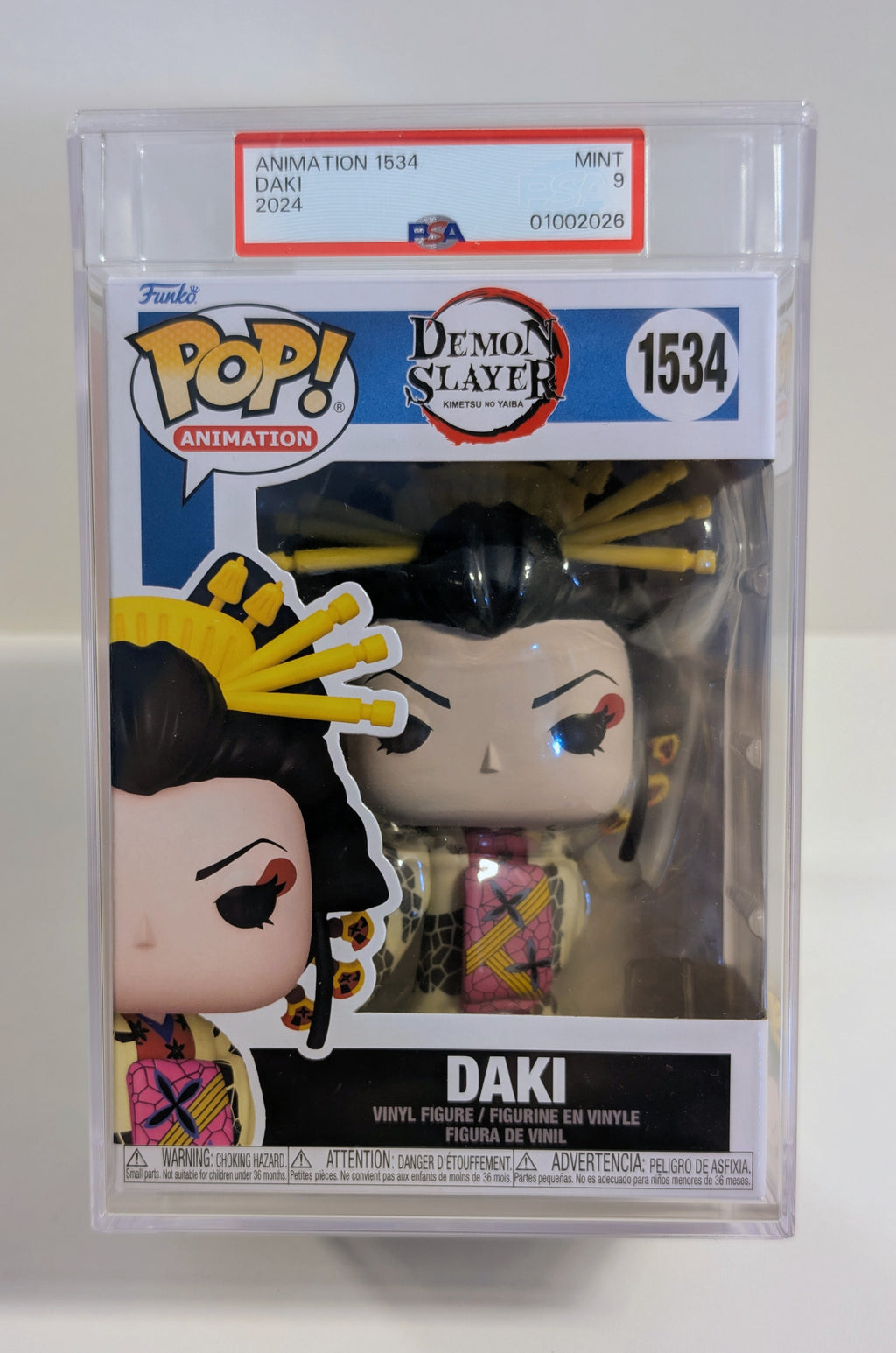 Daki #1534 – PSA 9 Mint Graded