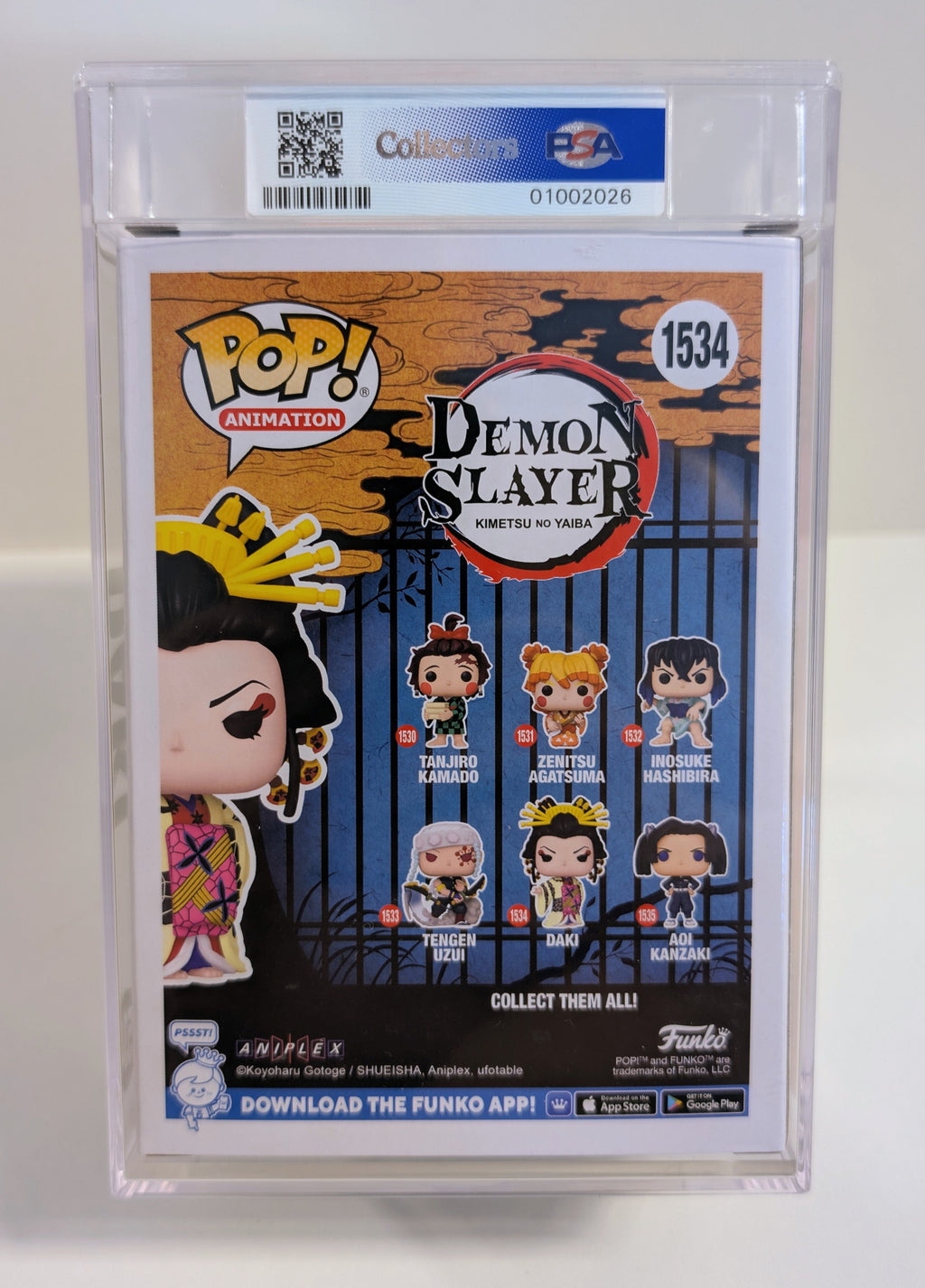 Daki #1534 – PSA 9 Mint Graded