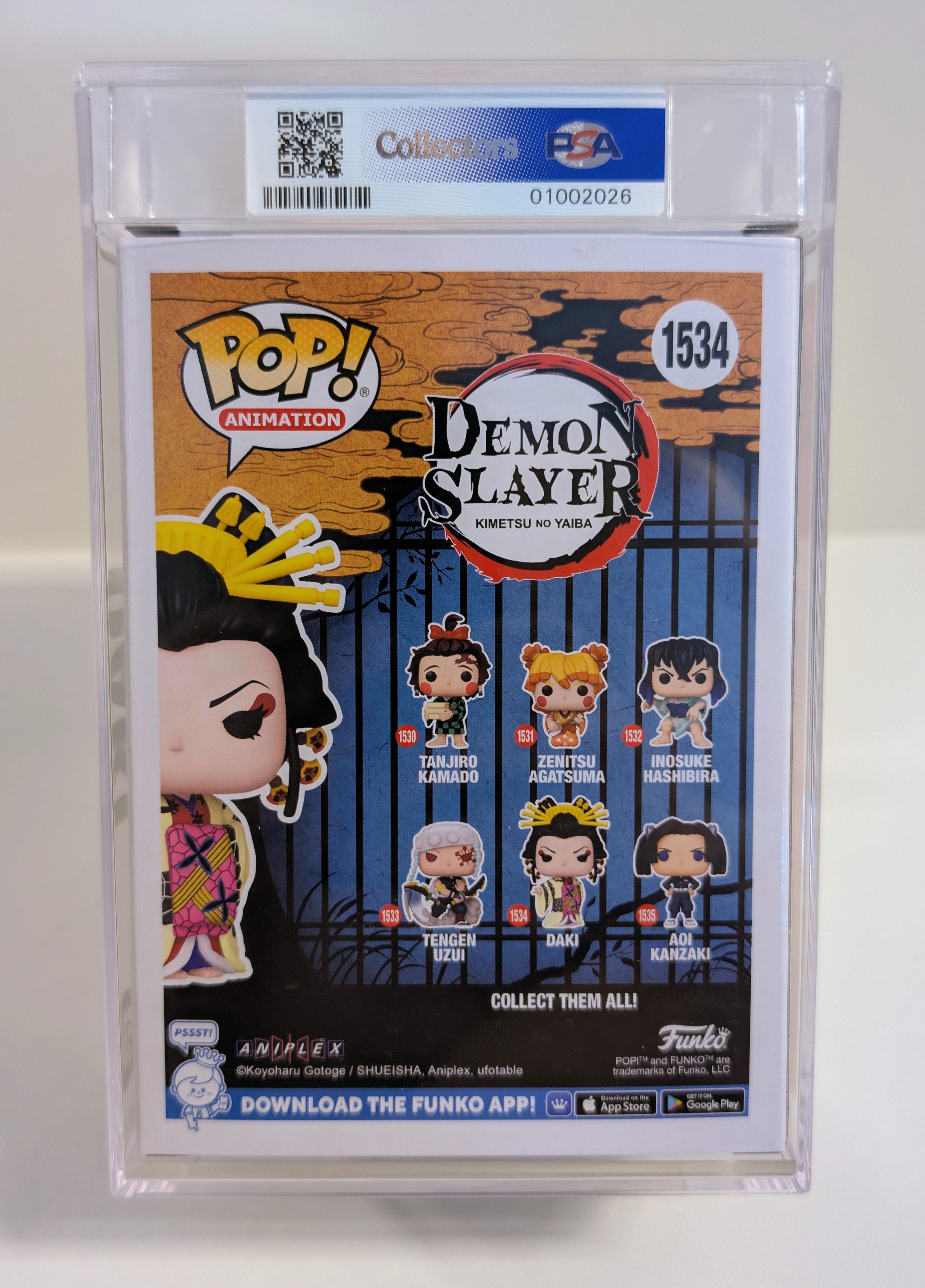 Daki #1534 – PSA 9 Mint Graded