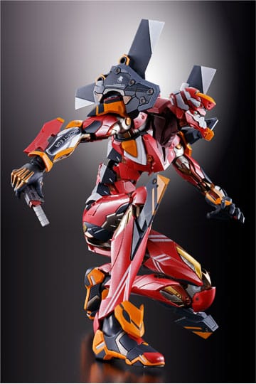 Neon Genesis Evangelion Metal Build Diecast Actionfigur Eva Production Model-02 30th with the Spear of Cassius 22 cm
