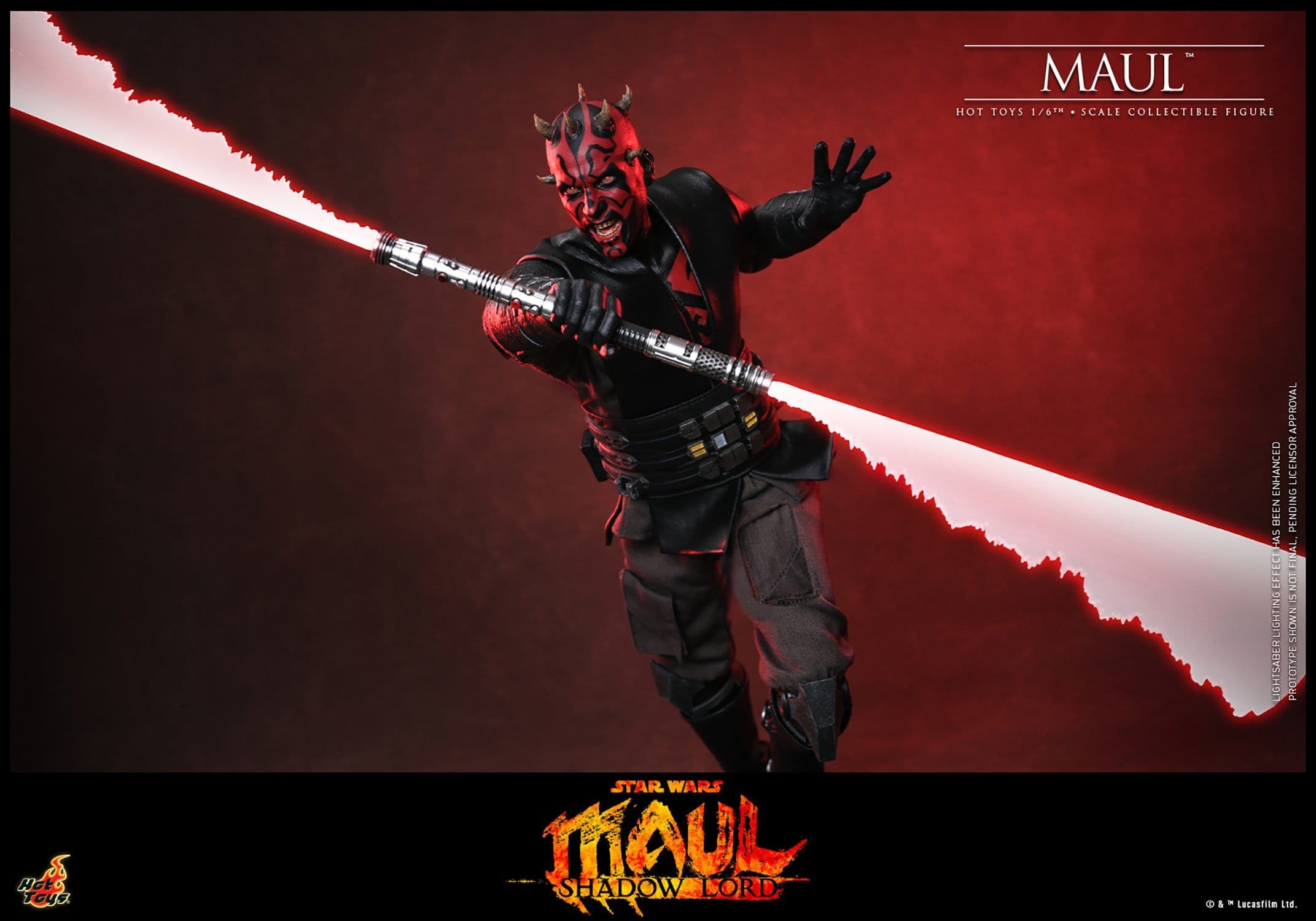 Star Wars: Maul - Shadow Lord Television Masterpiece Actionfigur 1/6 Maul 29 cm