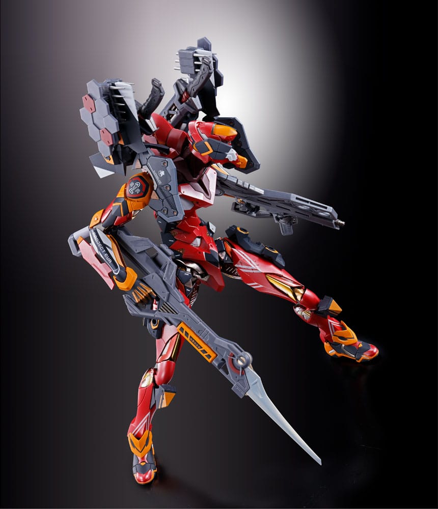 Neon Genesis Evangelion Metal Build Diecast Actionfigur Eva Production Model-02 30th with the Spear of Cassius 22 cm
